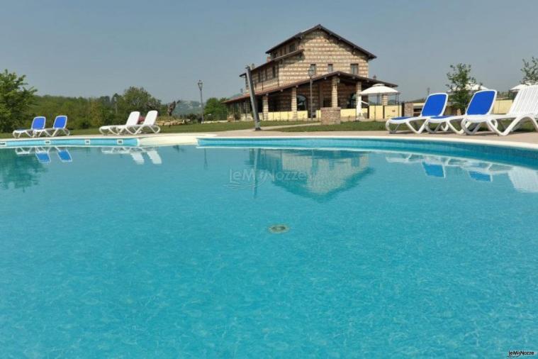 Piscina della location di matrimonio