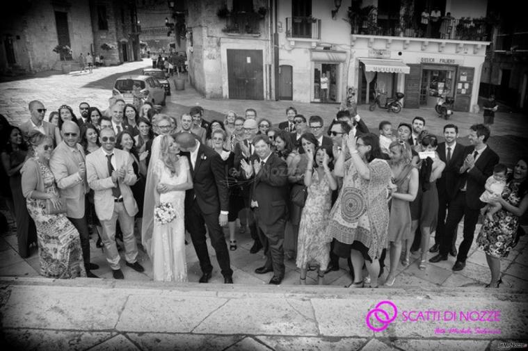 Servizio fotografico del matrimonio in bianco e nero