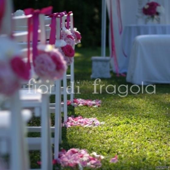 Addobbi floreali per la cerimonia di matrimonio