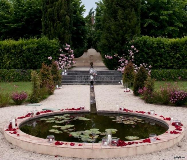 Giardino con fontana