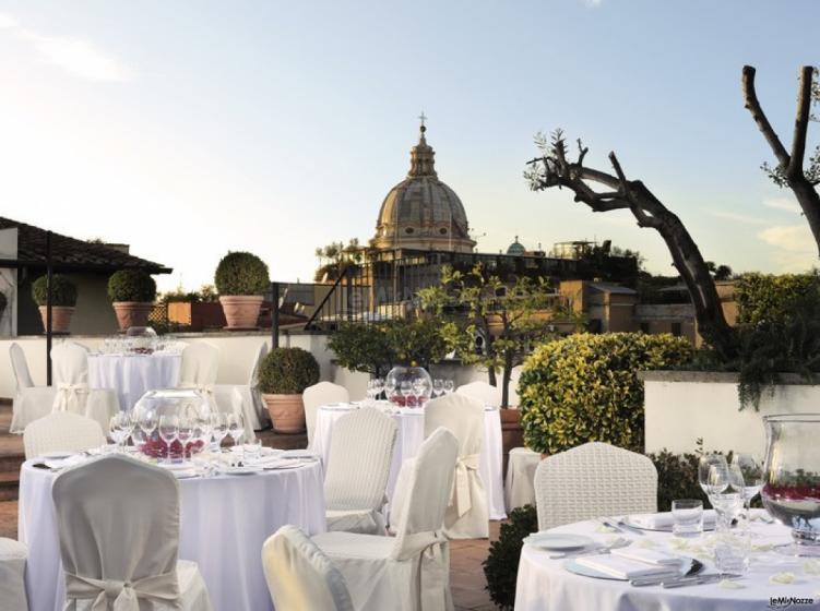 Hotel d'Inghilterra - Terrazza dell'hotel per i matrimoni estivi