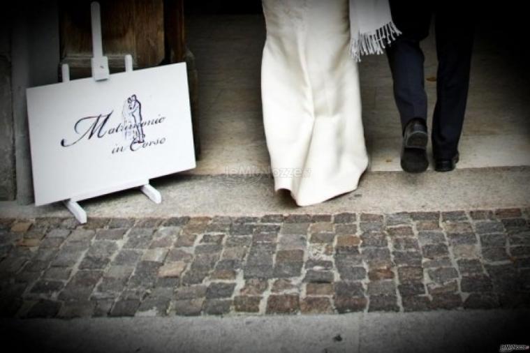 Entrata della sposa in Chiesa - Matrimonio in Corso a Novi Ligure (Alessandria)