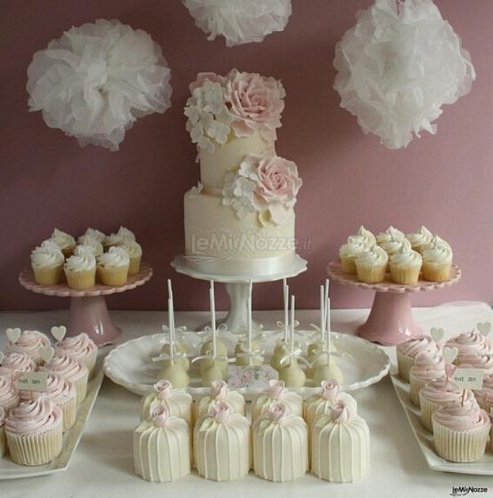 Sweet table matrimonio in stile americano - Fantasie di Zucchero