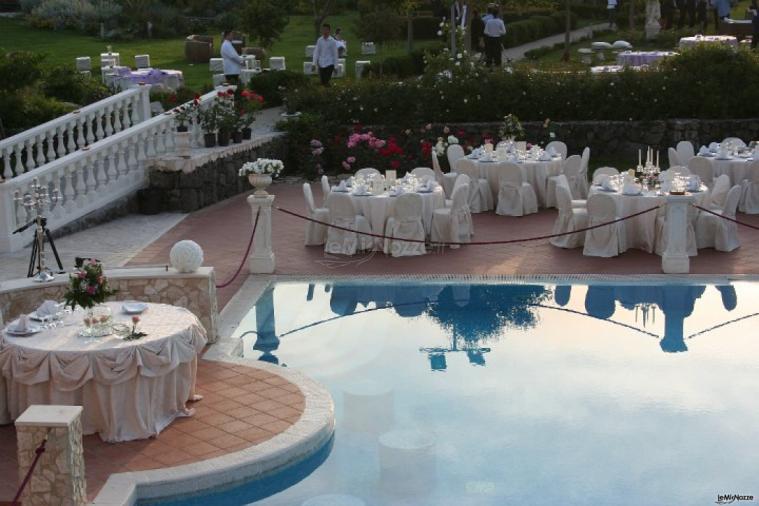 Ricevimento di matrimonio a bordo piscina - Villa Parsifal