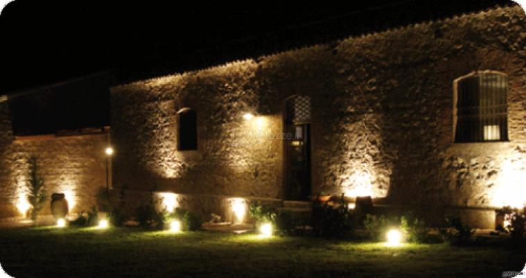 Esterno con giardino presso l'agriturismo per ricevimento di matrimonio Masseria Susafa