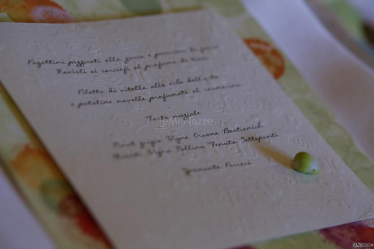 Menu di matrimonio