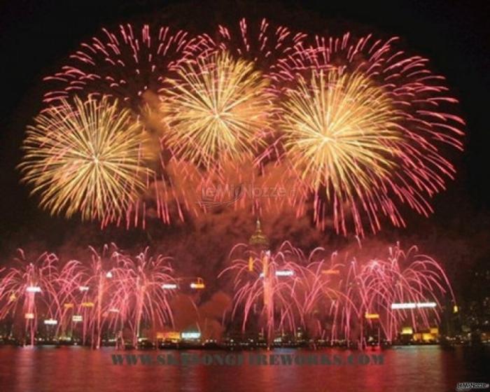 Fuochi d'artificio per il matrimonio a Salerno