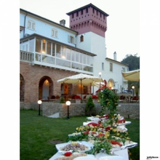 Buffet ricevimento giardino