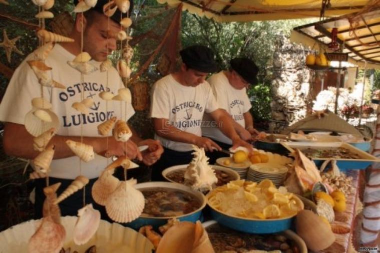 Buffet - Ostricari Luigioni durante il ricevimento di matrimonio