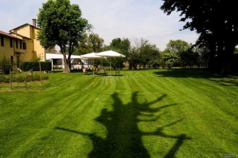 Giardino della location di matrimonio