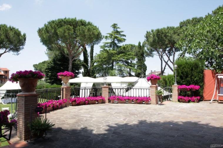 Terrazza della location di nozze