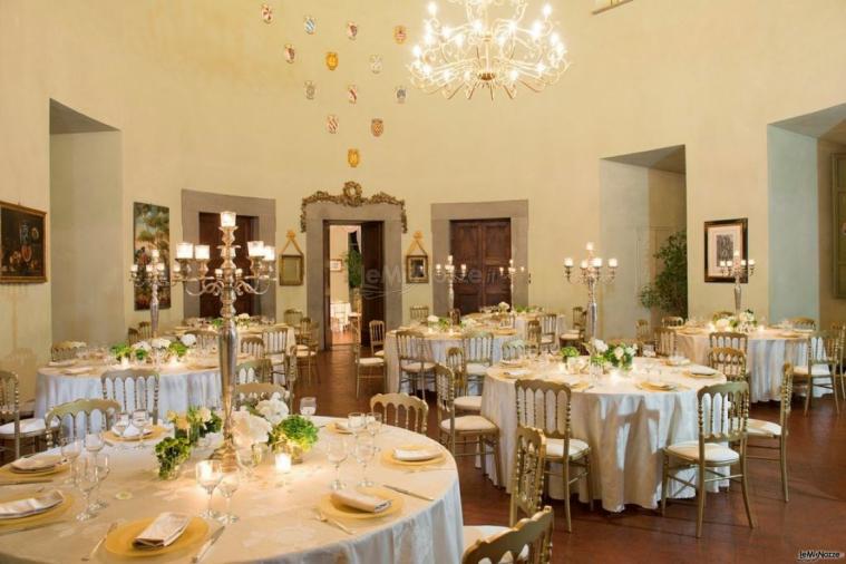 Salone interno per i ricevimenti di matrimonio