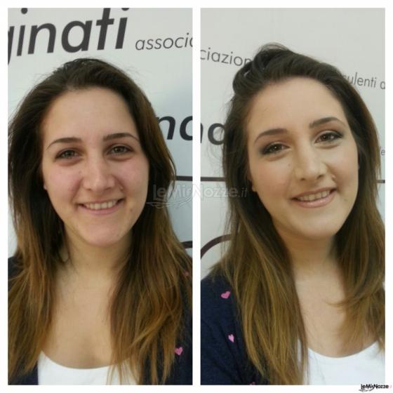 Prima e dopo trucco sposa - Alexa make up artist