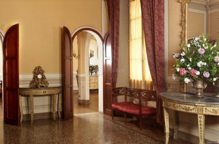 Sala interna per il ricevimento di matrimonio a Palazzo Isolani 