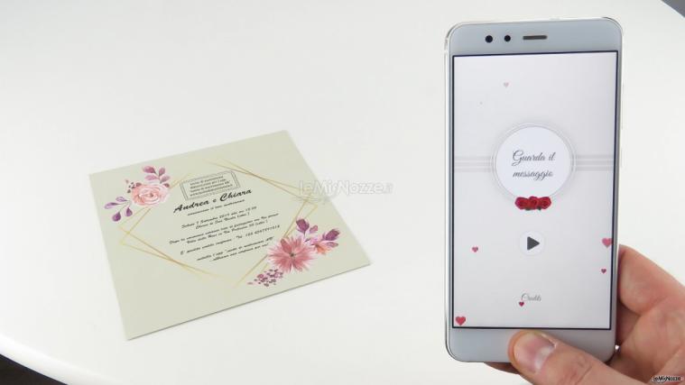 Invito di matrimonio AR - Homepage per Apple e Android