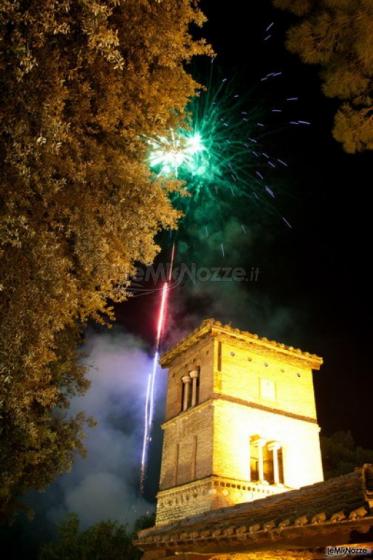 Fuochi d'artificio per il matrimonio