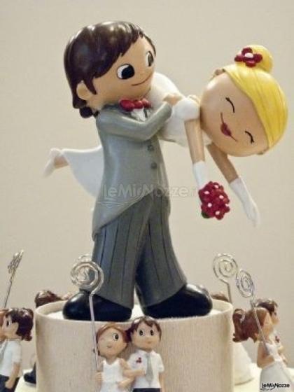 Cake topper per la torta di matrimonio