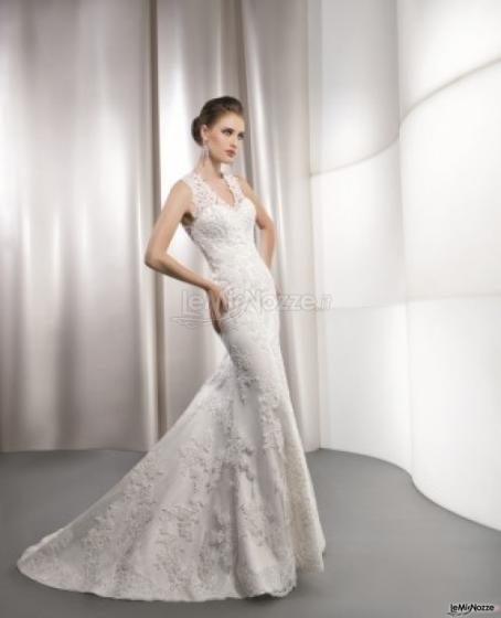 Katia Atelier - Abito da sposa con strascico rotondo