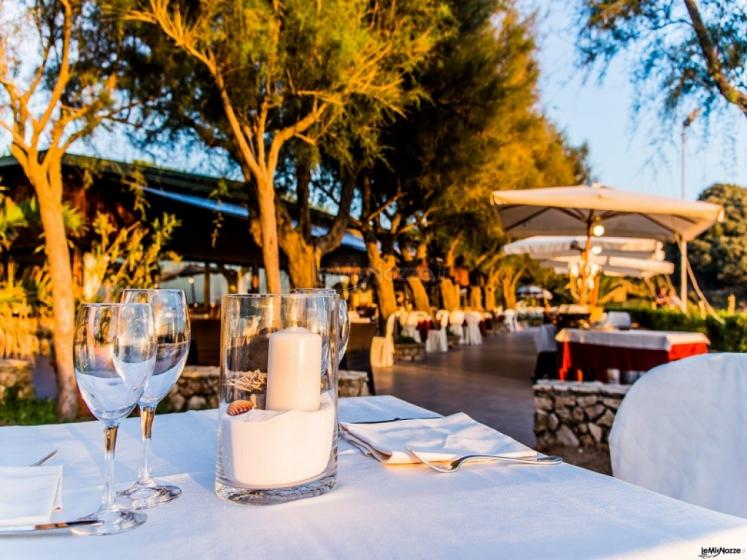 Hotel Villaggio Torre San Vito - Terrazza del ristorante fronte mare