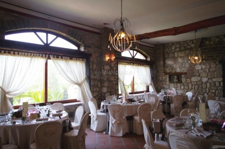 Sala interna per il ricevimento di matrimonio - Villa Gemma