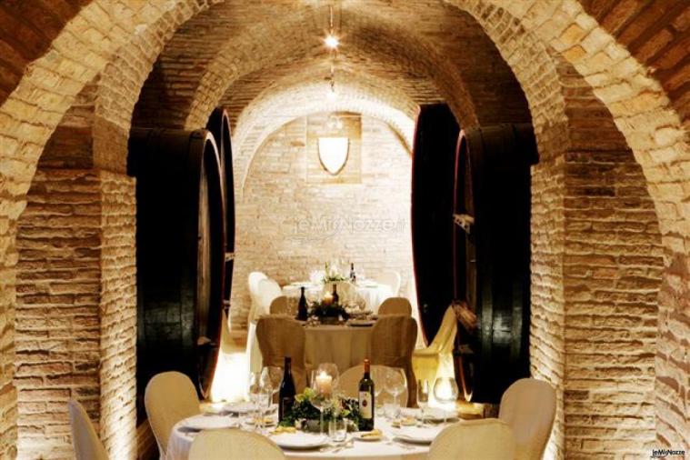 Un originale ricevimento di matrimonio nelle cantine del castello