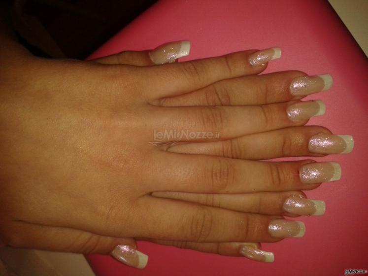 Allungamento in gel square con french - Mia Nail Artist