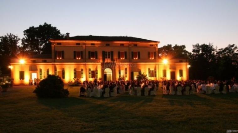 Ricevimento di matrimonio serale a Villa Isolani