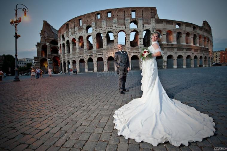 Servizio fotografico al Colosseo