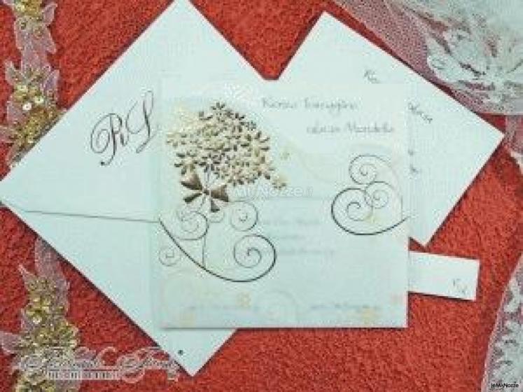 Partecipazioni di matrimonio realizzate da Forever wedding planner