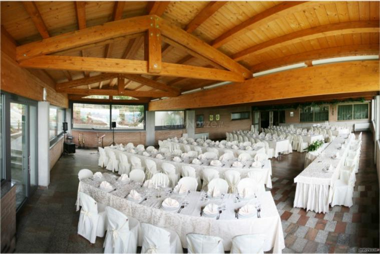 Interno del ristorante per il matrimonio a Vicenza