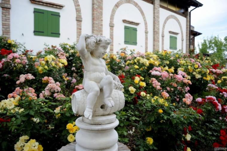 Giardino del casale per il matrimonio