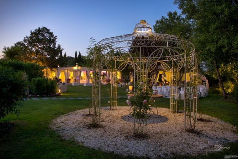 Tenuta I Massini - Il gazebo per taglio della torta