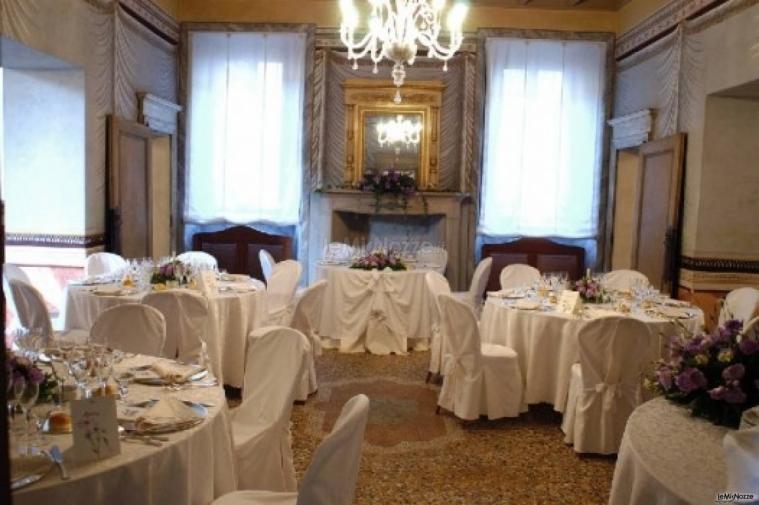 Sala dei Drappeggi per il ricevimento di matrimonio