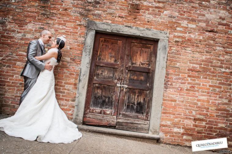 Sposi matrimonio a San miniato - Qualcosa di Blu