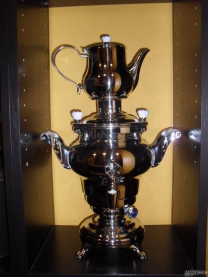 Croce e Delizia - Il Samovar utilizzato nei pomeriggi di degustazione dei tè.