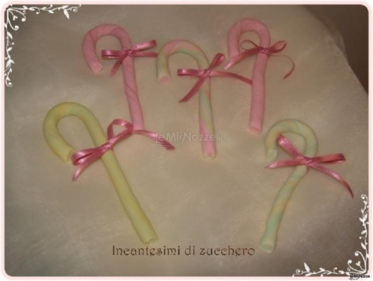 Dolci per il matrimonio in pasta di zucchero