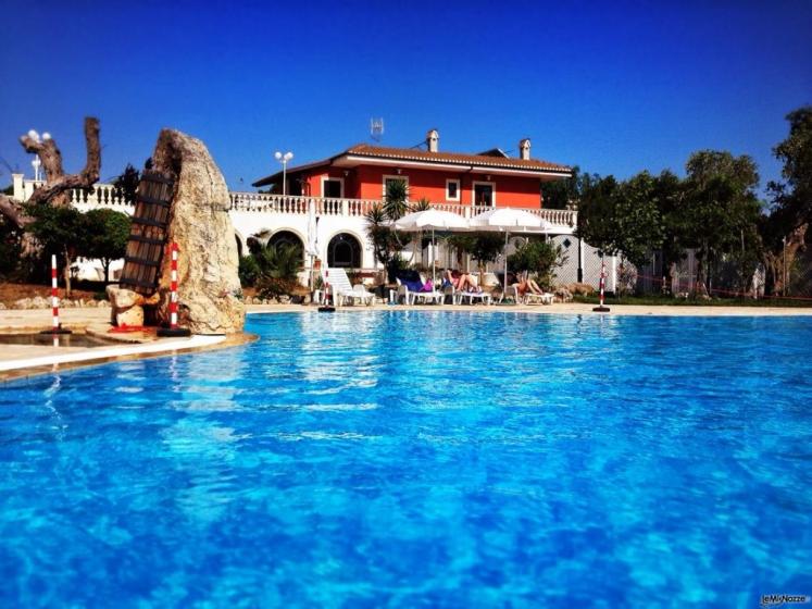 Agriturismo Tredicina - La location vista dalla piscina