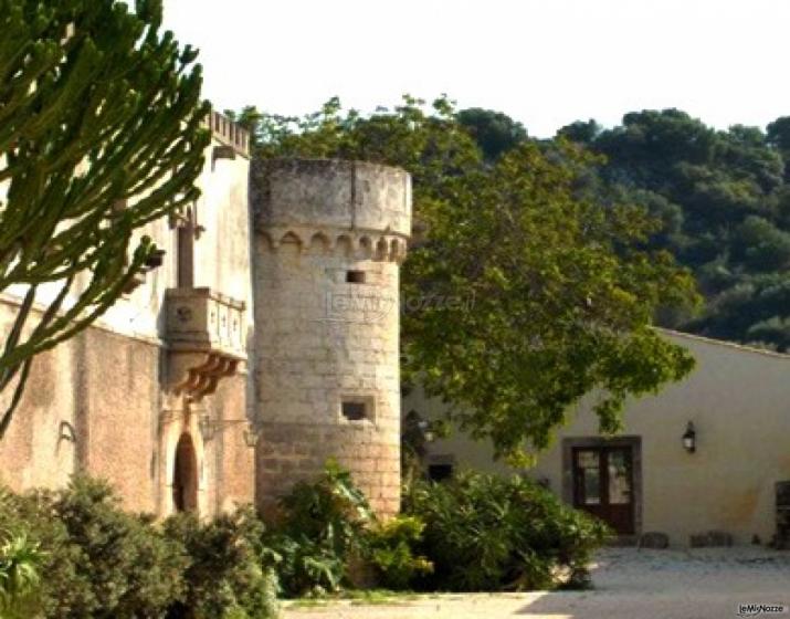 Facciata esterna dell'agriturismo per matrimoni a Siracusa