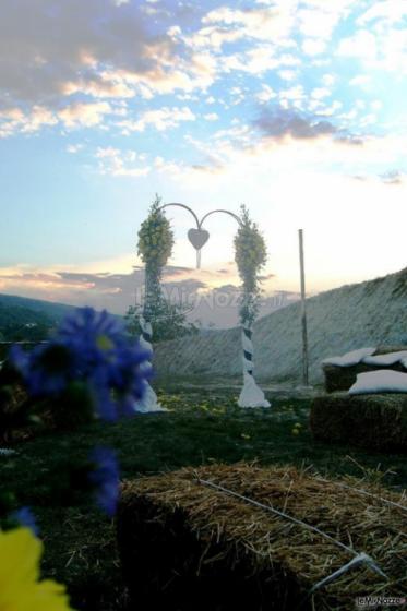 Cerimonia di matrimonio in giardino - Agriturismo Al Regio Tratturo a Pescara