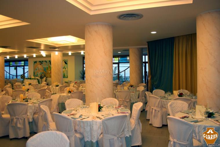 Sala ricevimenti per matrimonio interna