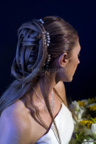 Acconciatura raccolta per la sposa