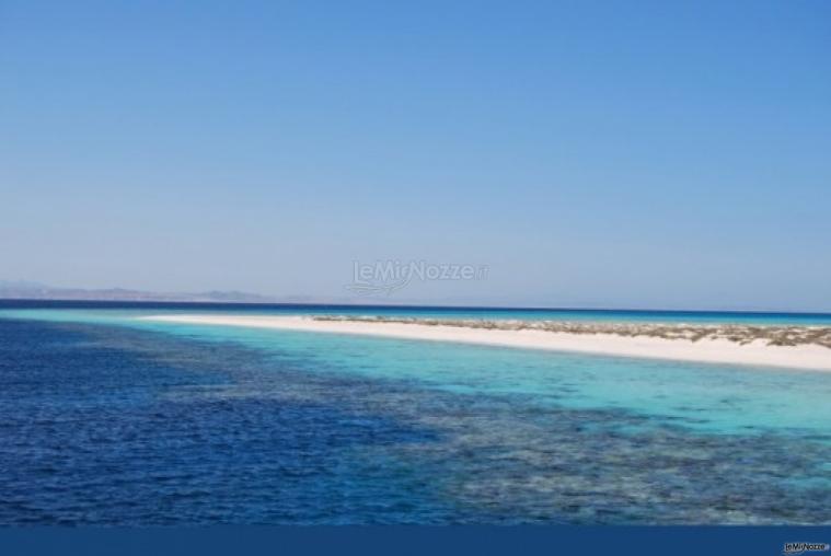 Spiaggia tropicale per la luna di miele