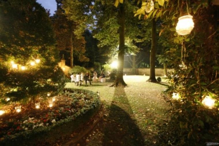 Giardino della location di matrimonio