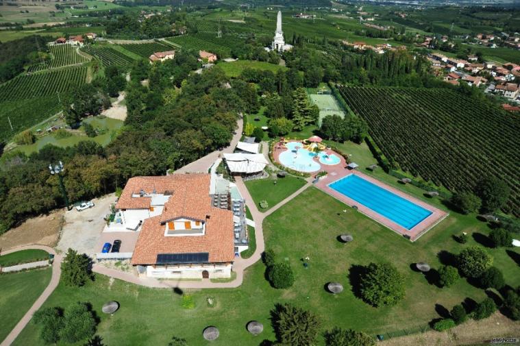 Vista dall'alto del Ristorante Picoverde