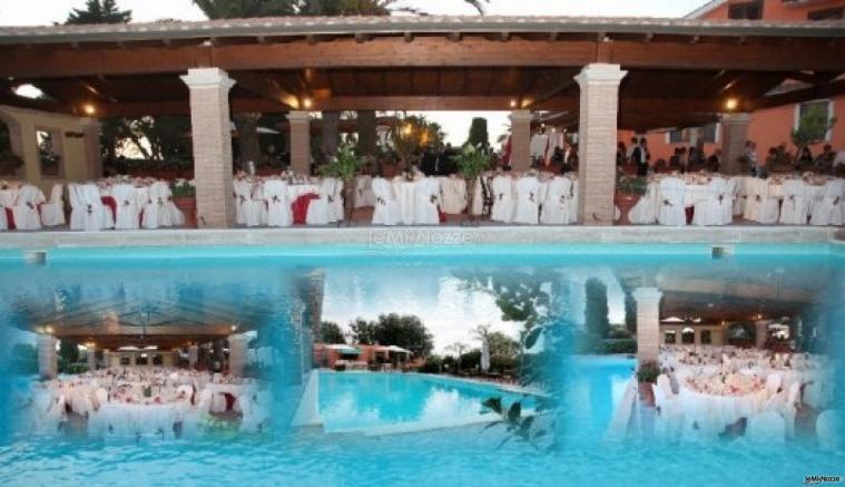 Villa con piscina per il ricevimento di matrimonio