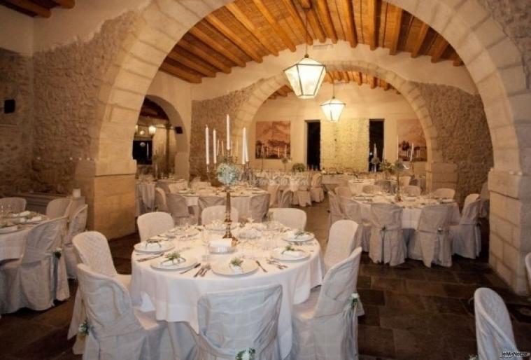 Castello Camemi - Le sale per il rinfresco di matrimonio