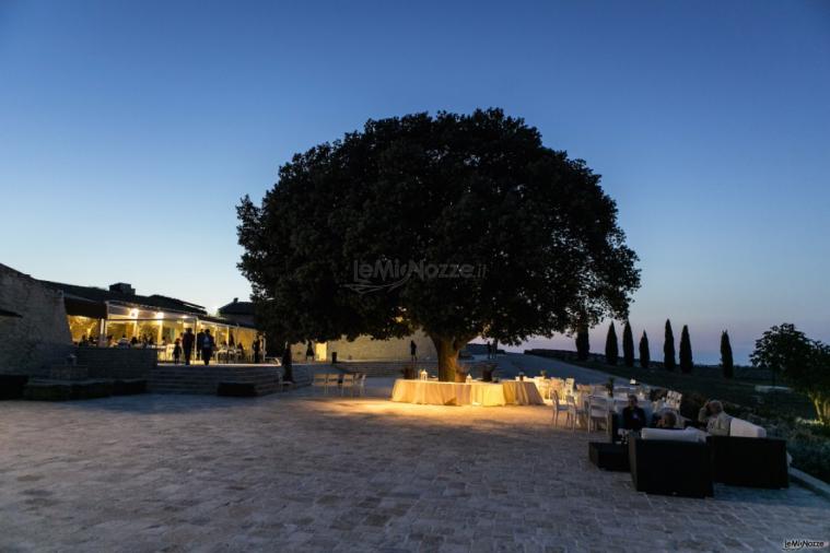 Masseria Torre di Nebbia - Il salotto di sera