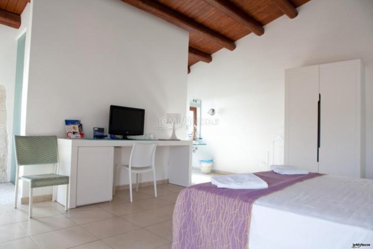 Camere da letto dell'Hotel Kalaonda di Siracusa