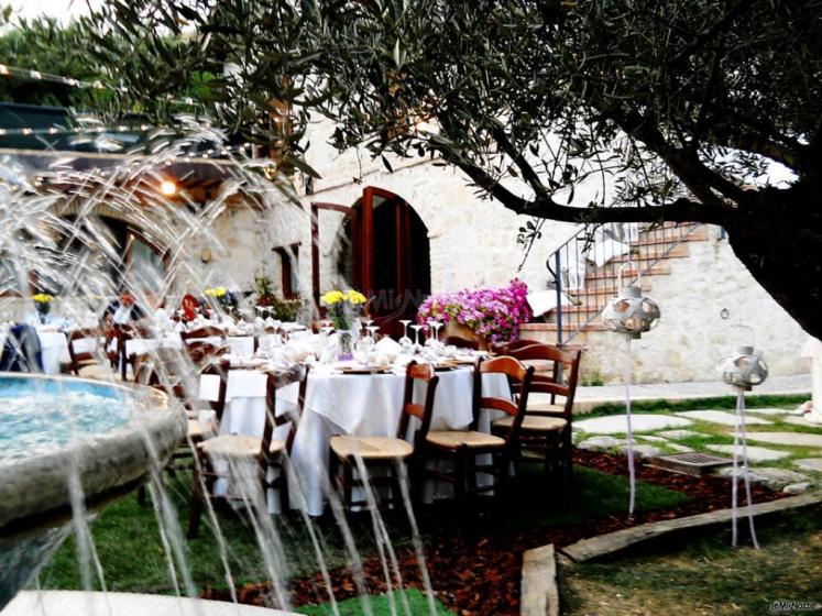 Ricevimento di matrimonio in giardino - Agriturismo Al Regio Tratturo