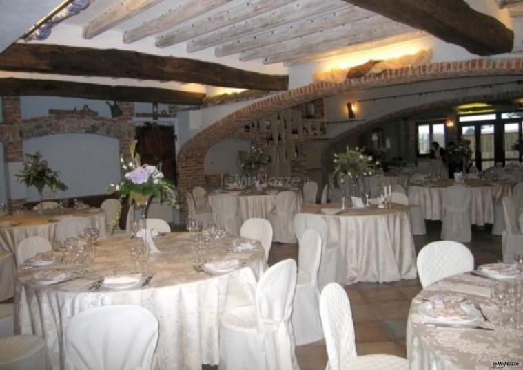 Sala interna per il buffet nuziale